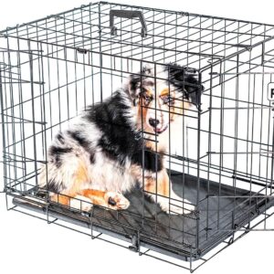 Cage chien Paitsy FortressooS 60x43x49 cm - Pliable & Sécurisée
