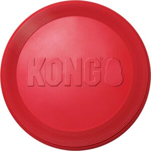 KONG Flyer - Disque Volant pour Chien - Caoutchouc Résistant