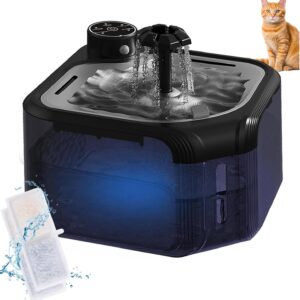 Fontaine à eau chat sans fil 2,8L TAVADA – Distributeur automatique