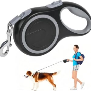 Aomig Laisse rétractable pour chien 8m - Sécurité renforcée