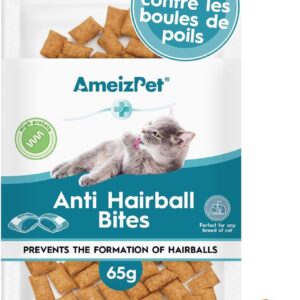 AmeizPet Friandises Anti-Boules de Poils pour Chat 65g