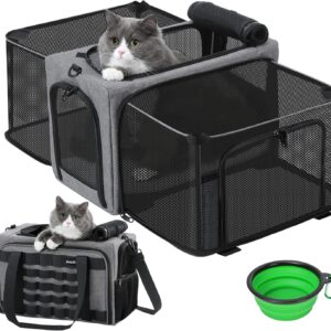 Sac transport chat extensible Pecute - Voyage sécurisé