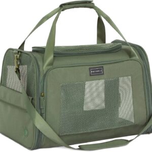 Petsfit Sac Transport Chat/Chien Taille L - Olive Verte