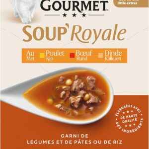 Gourmet Soup Royale – Soupe Viande Chat Adulte