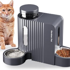 Distributeur 2-en-1 croquettes & eau pour chat Gardner Pet