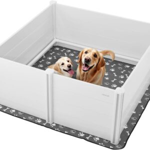 Cage mise bas chien géant VEVOR 152x152 cm