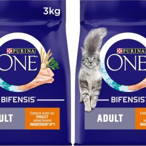 PURINA ONE Bifensis Adulte Poulet 6 kg - 2x3 kg