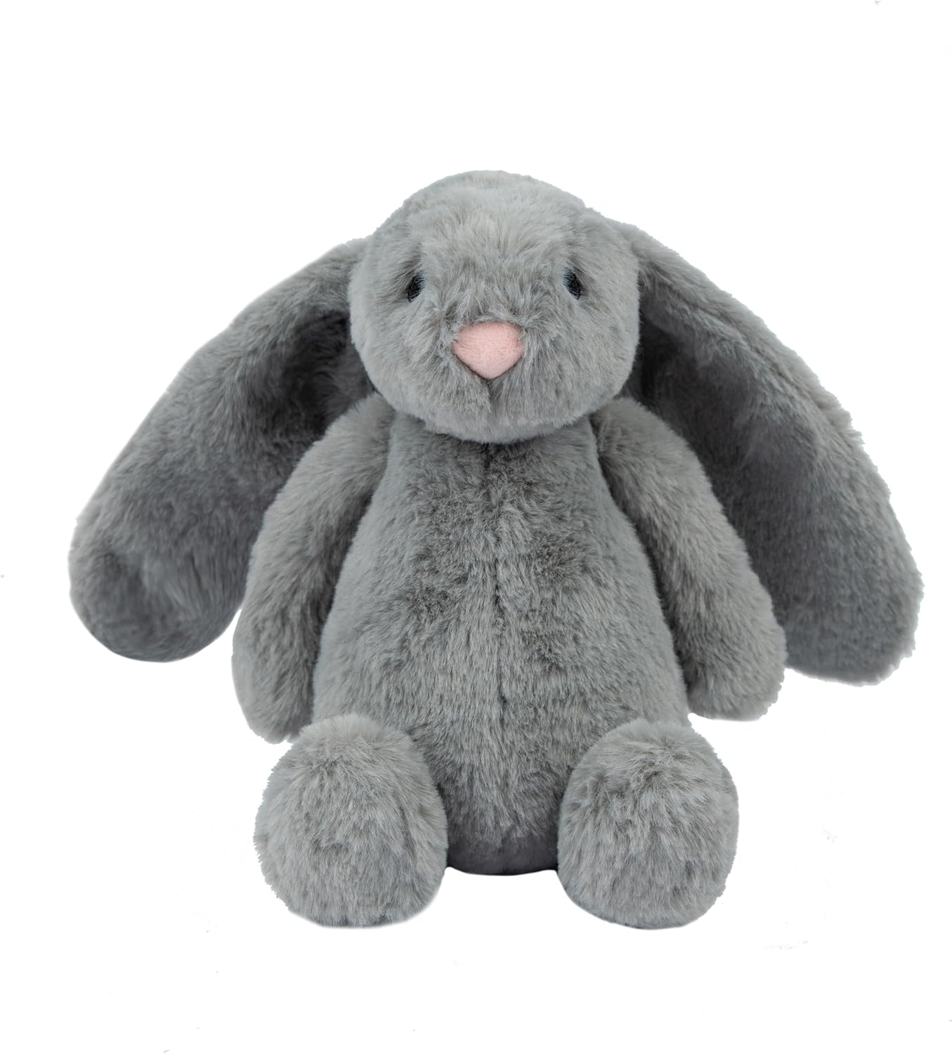 Best Pet Supplies Bunny Buddy – Jouet chien interactif gris