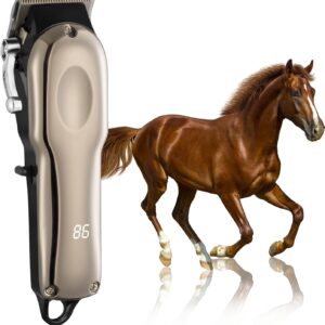 Tondeuse chevaux sans fil pro - 4 guides inclus