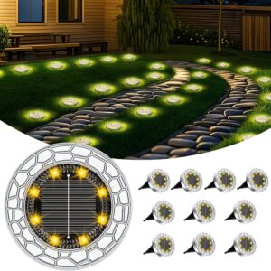 Lampe solaire extérieur LED FIFlying 10 pièces IP65