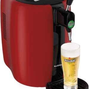 SEB Beertender – Tireuse à bière 5L pression rouge