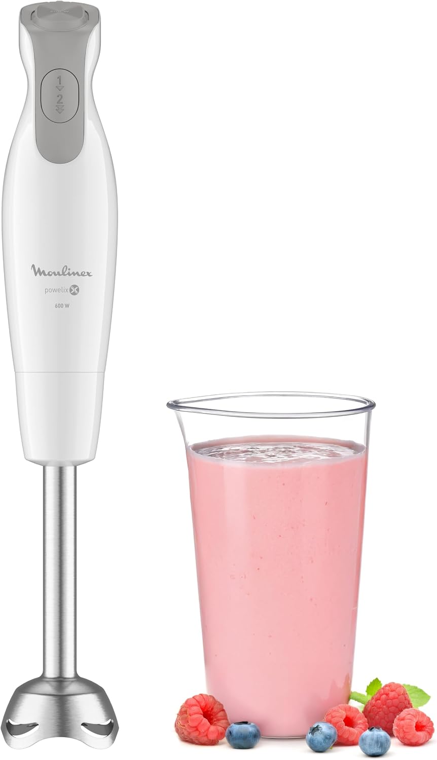 Moulinex Mixeur plongeant 600W Daily Chef Blanc