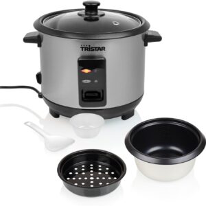 Tristar RK-6144 Cuiseur à riz 1L | 5 portions | Acier inox