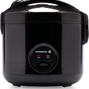 REISHUNGER Cuiseur riz 1,2L noir | Maintien chaud 8h