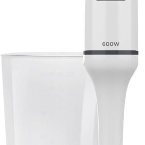 Black+Decker BXHB500E Mixeur Plongeant 600W Blanc