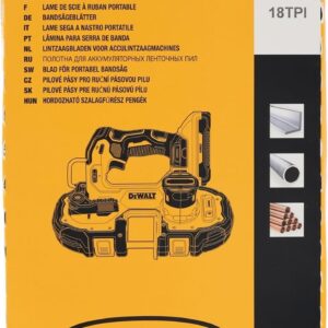 Lame scie ruban métal 899mm 18TPI DEWALT