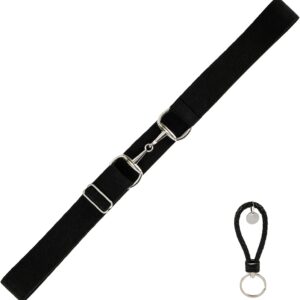 Ceinture équestre élastique réglable NQEUEPN - Noir