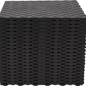 Lot 20 dalles PVC garage 40x40cm noir 18mm