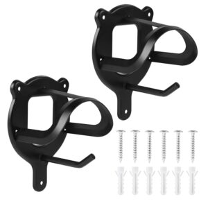 Lot 2 porte-mors métal noir pour bride