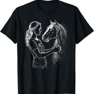 T-Shirt Cavalier & Chevaux - Style Équestre