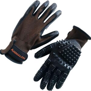 Animalon Gants toilettage caoutchouc - Lot de 2