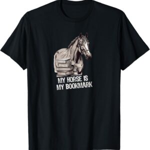 T-shirt 'Mon cheval & mes livres' - Horse & Books