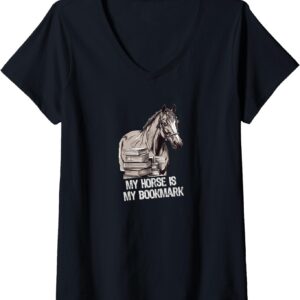 T-shirt équestre My Horse Is My Horse Lover - Col V