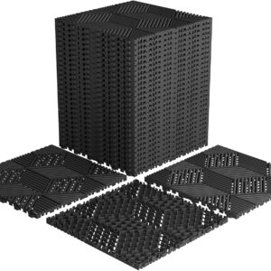 Lot de 30 dalles garage polypropylène 40x40 cm