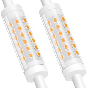 BAOMING Ampoule LED R7S 8W Blanc chaud 2700K Lot de 2