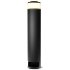 Borne lumineuse SSC-LUXon PALISO noire - 2 prises + lampe G9 IP44