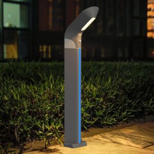 Borne solaire 80 cm avec détecteur - Éclairage extérieur IP65