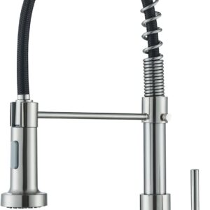 Robinet cuisine acier inoxydable JUNSOTOOR nickel brossé