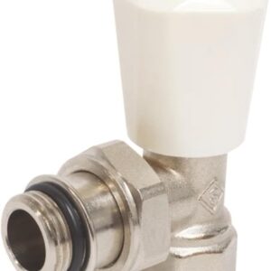 Robinet radiateur équerre nickelé 3/8" Somatherm