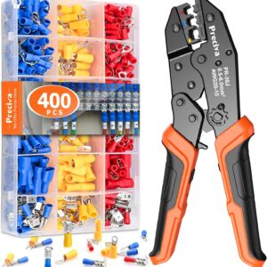 Pince à sertir Preciva 0.5-6mm² – Kit 400 cosses inclus
