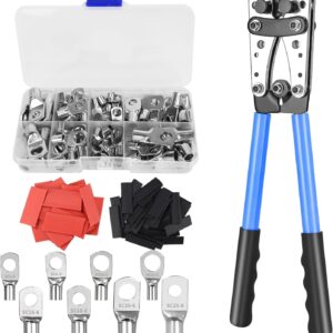 Pince à sertir ACOMTUO 6-50mm² avec 160 accessoires