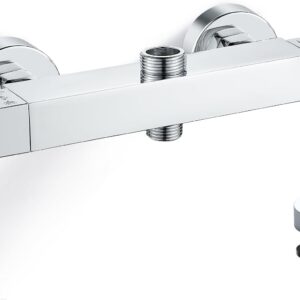 Robinet de douche thermostatique Bevanckly 2 sorties laiton