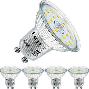EACLL Ampoules LED GU10 Blanc Froid 6.5W - Lot de 4
