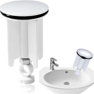 Bouchon vidange universel 40mm laiton chromé