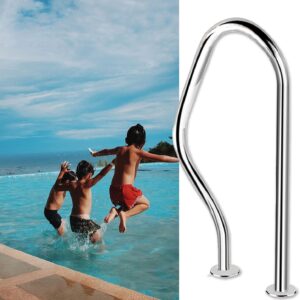 Main courante piscine 80x47 cm acier inoxydable Rmeet