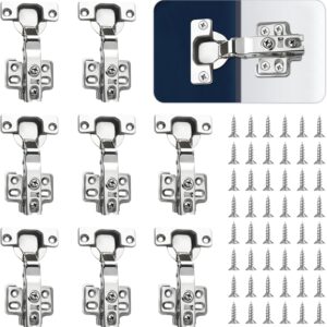 8 Charnières Porte Placard 35mm avec Amortisseur