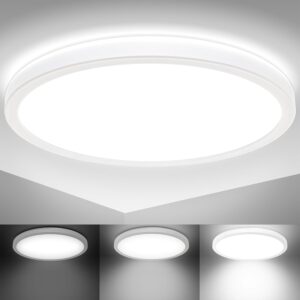 Panneau LED B.K.Licht blanc 29,3 cm - Lumière douce réglable
