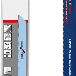 Set 26 lames scie sabre Bosch pour métal dur