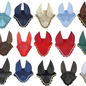 Bonnet Anti-Mouches HKM - Confort & Style pour votre Cheval