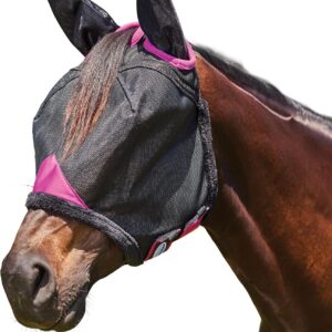 WeatherBeeta Masque Anti-Mouches COMFITEC Deluxe COB Noir/Violet