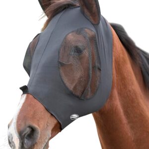 WeatherBeeta Masque anti-mouches cob noir Deluxe