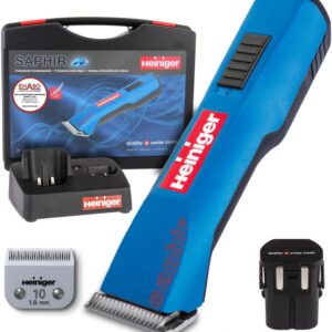 Tondeuse sans fil HEINIGER Saphir Bleue Lithium