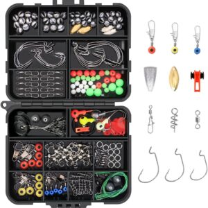 Vicloon Kit Pêche Carnassier 191 Pièces Portable