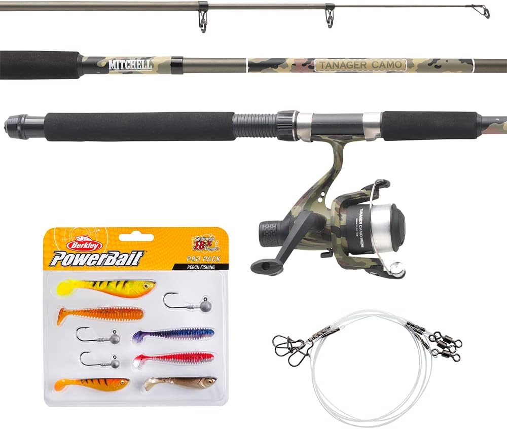 Mitchell Tanager Camo - Combo pêche prédateurs complet