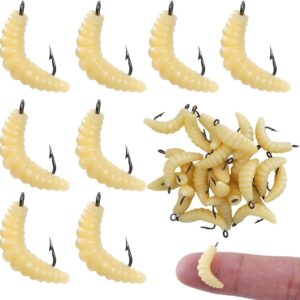 Lot de 30 leurres silicone truite avec hameçons