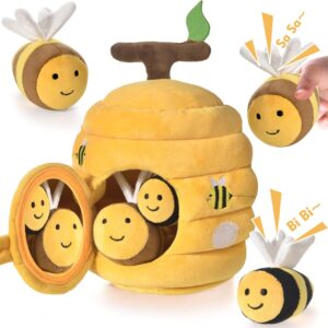 VORENUS Ruche Peluche 6-en-1 Bébé 6 Mois